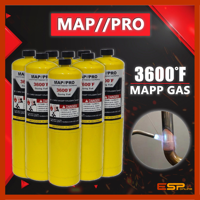 Ice lonng Modern MAPP Gas Cylinder, 99.9% High Purity Propylene MAP-PRO, Hotter than Propane! 